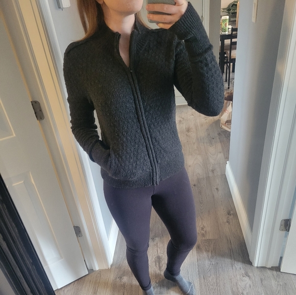 Banana Republic Wool Zip Up Sweater - Picture 1 of 3